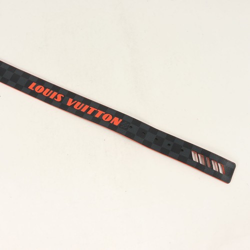 Louis Vuitton Belt Size 95/38 Santulle Damie Cobalt 40Mm Reversible Navy Orange - Picture 5 of 6