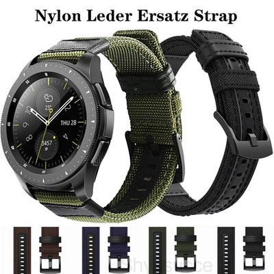 Für Google Pixel Watch 4 45mm Nylon Leder Armband Uhrenarmband Ersatz Smartwatch