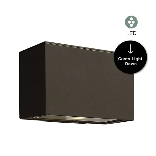 Atlantis 6" High Bronze Integrated LED Outdoor Wall Light - Picture 4 of 9