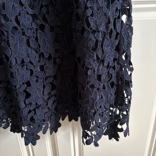 Stunning Phase 8 Dress. Navy Lace With Beaded Waist. 14. RRP £325 - Picture 4 of 11