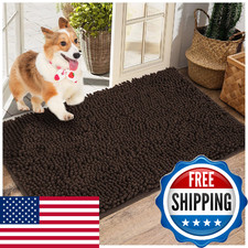 LWYYQB Washable Soft Microfiber Mud Mats for Dogs Large, Dirt Trapper Mud Mats f