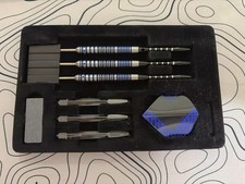 Formula FST180 Gen2 Black  BLUE Rings Tungsten Darts Steeltip 21 grams- 0311G