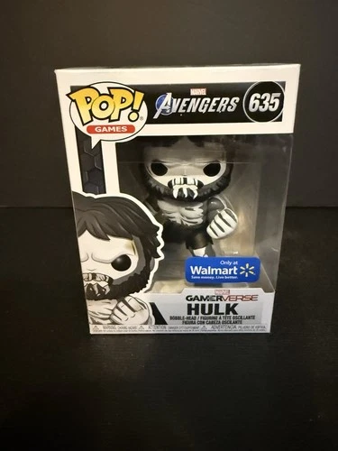 FUNKO POP ! HULK 635 WALMART EXCLUSIVE AVENGERS GAMERVERSE DB5
