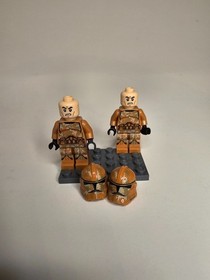 2 x LEGO Star Wars sw0606 Clone Trooper Geonosis Scowl Minifigures 75089