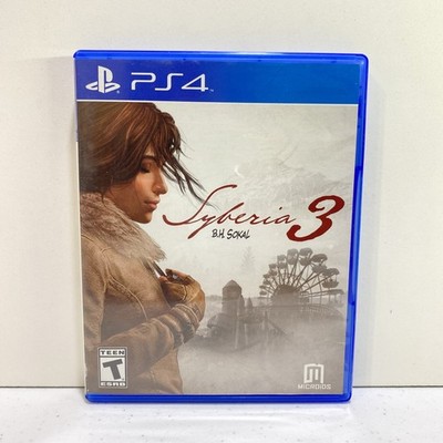 B. Sokal Syberia 3 Sony PlayStation 4 PS4 Tested 