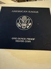 2010-W US Mint American Eagle One Ounce Fine Silver Proof Coin w/ OGP and COA