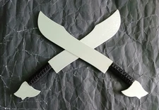 Filipino Kali Sword Pair Aluminum Kung Fu Training Swords Kali Arnis Escrima