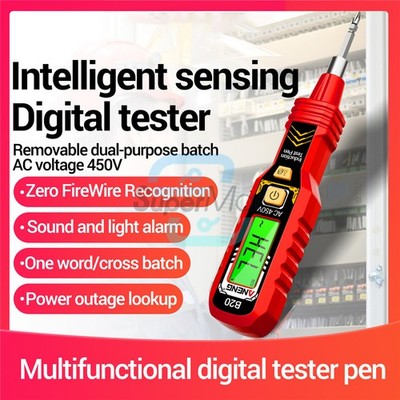 Electric Circuit Tester Smart Digital Voltage Pen Detector Non-Contact 30V-1000V