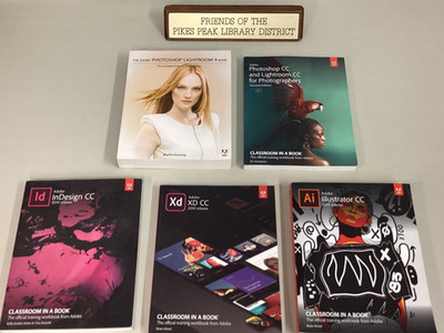 Adobe Photoshop Classroom in a Book Lot of 5 LIGHTROOM, ILLUSTRATOR, DESIGN ++