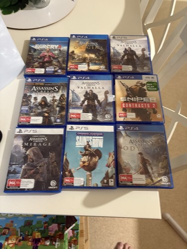 Sony Playstation 5 Ps5 disc Edition console with games Plus Box - Picture 2 of 9