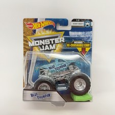 Hot Wheels Monster Jam Blue Thunder X-Ray Body - Damaged Blister