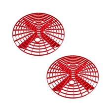 2 PCS Car Wash Bucket Insert, Trap Dirt for Car Wash and Detail Kit, Red