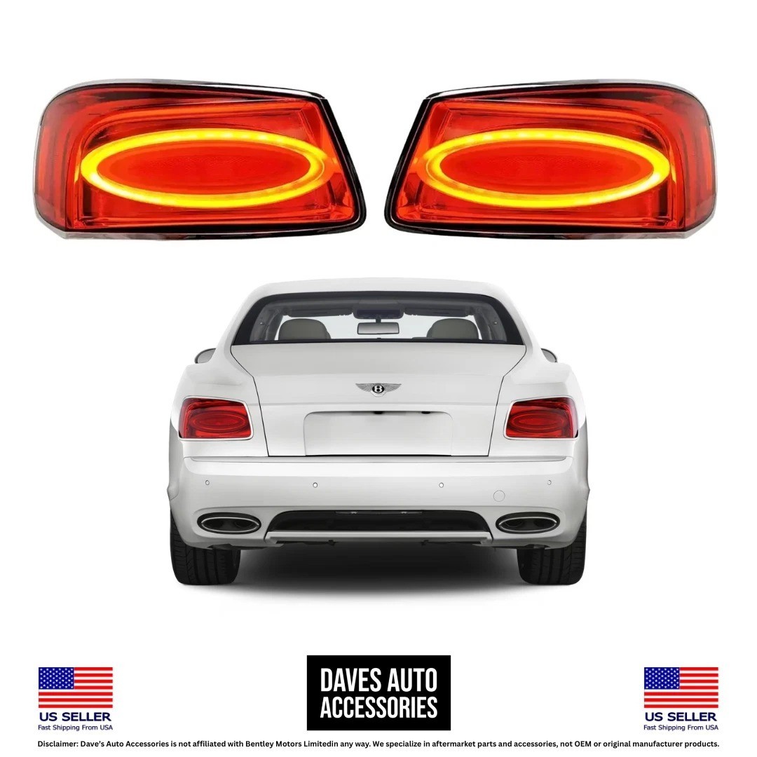 2014-2018 Bentley Flying Spur Rear LED Tail Lights Left & Right