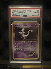 Pokémon TCG Rockets Mewtwo Gym Challenge Holo Card Japanese Edition PSA 6