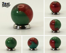 5/8" Akro Agate Patch Marble Red Green NM