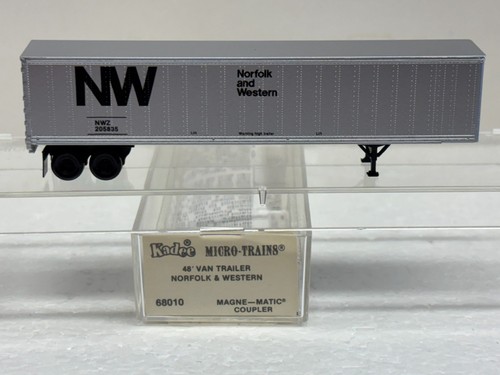 Remolque Kadee Micro Trains MTL 68010 Norfolk & Western escala N NWZ 205835 48' | Zustand: New
