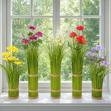 45cm Artifical Decorative Faux Flowers Grass Freestanding Bouquet Choice of 5 De