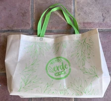 HEB Reusable Bag Tote Mundo Verde Series  20" x 16"  BIG SIZE Bag New HEB Mexico