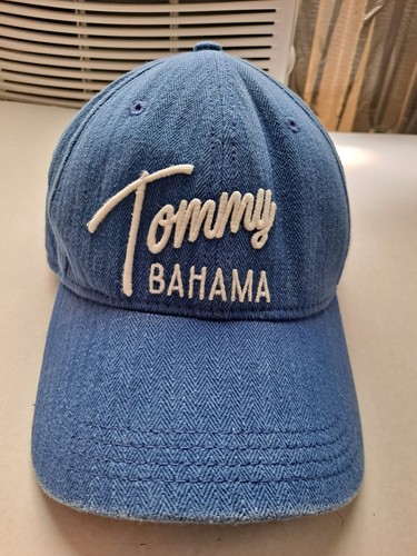 Tommy Bahama Hat Cap Mens Blue Adjustable Strap Mango Habanero Marguerita