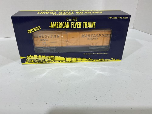 American Flyer de Lionel 2219402 Western Maryland Boxcar #14 NUEVO 2.5.4z | Condition: New: Other (See Details)
