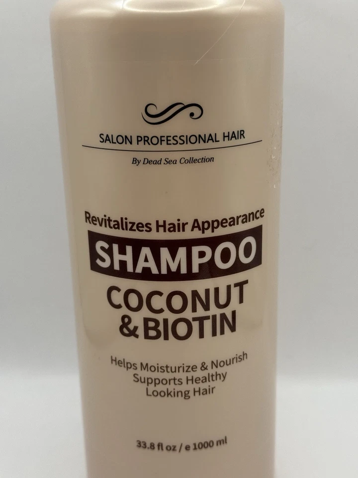 Champú profesional para el crecimiento del cabello Dead Sea Collection salón coco y biotina Foto 2 de 4