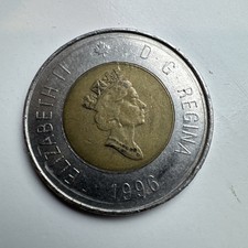 1996 canada 2 dollar coin