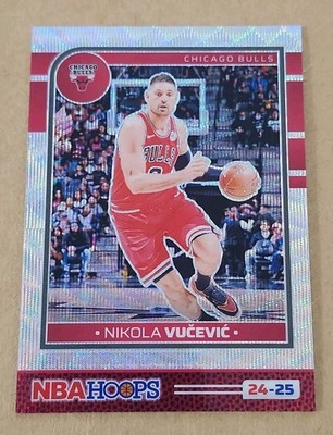 2024-25 Hoops Premium NIKOLA VUCEVIC #119 SP Silver Wave Chicago Bulls /99 🔥