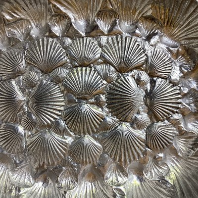 Vintage Arthur Court Shell Platter Tray Bowl Serving Coastal 