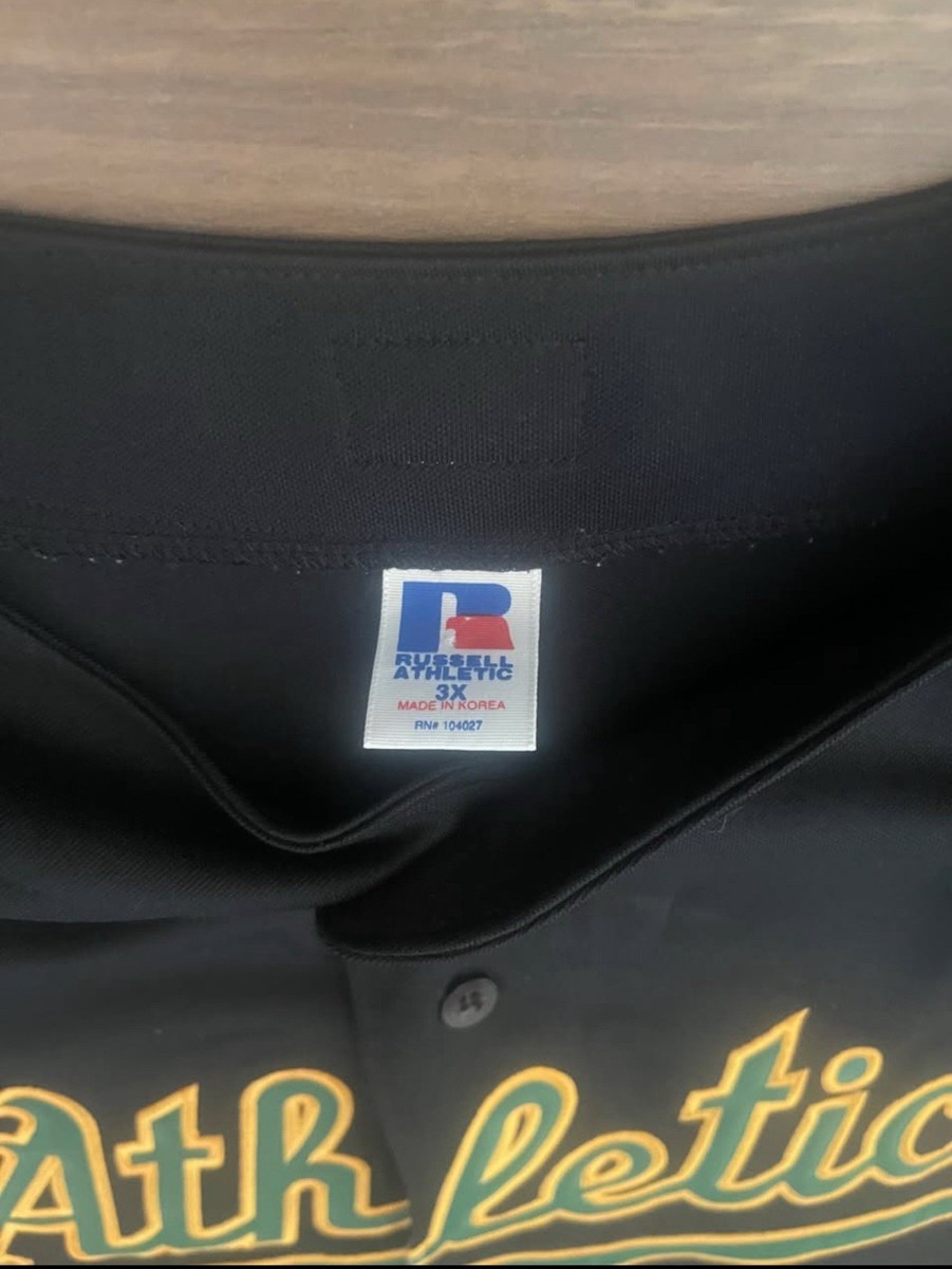 Original Oakland Athletics A's Vintage Black Alternative Jersey