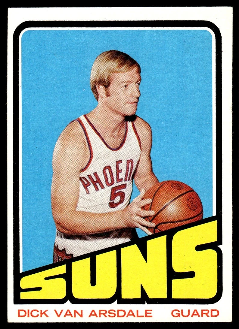 1972-73 Topps Basketball Dick Van Arsdale Phoenix Suns #95 Card EX-MT