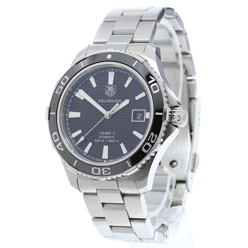 Tag Heuer WAK2110 Aquaracer Calibre 5 Date Automatik Herren 43mm Rundgehäuse Auth - Bild 1 von 6