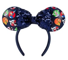 Disney Parks Mickey and Friends Minnie Mouse Sequined Bow Ear Headband