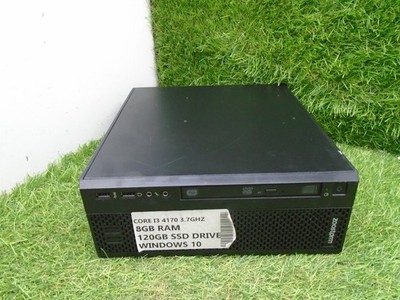 CUSTOM SMALL ZOOSTORM i3 4170 8GB SCHNELLER MINI PC 120GB SSD Windows 10 TOWER SFF UK