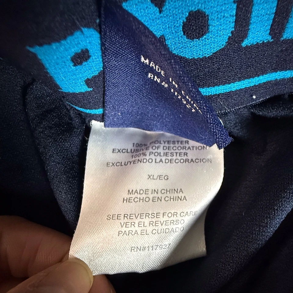 Pantalones Cortos Atléticos Protege XL Azul Marino Para Hombre Cintura Elástica Malla Forrada Logo Foto 4 de 4