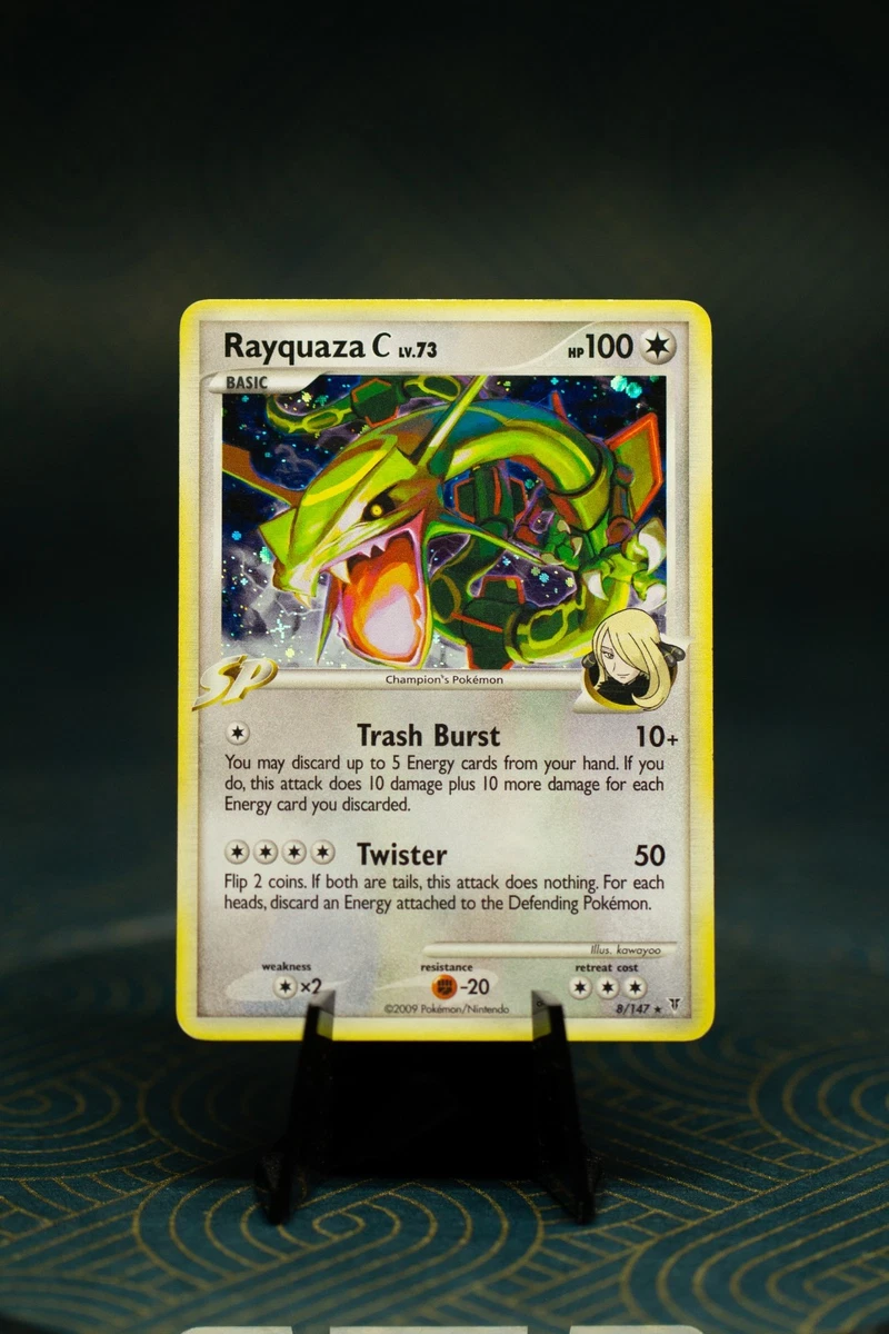 Rayquaza Pokémon TCG Holo Rare Individual Collectible Card Game