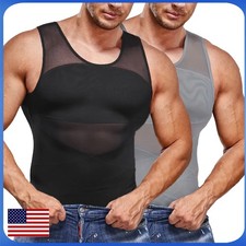 Fajas Para Hombres Faja Reductora De Hombre Slim Body Shaper Compresi n Camiseta