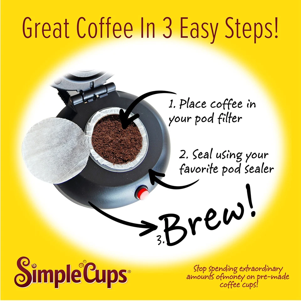 Filtros de repuesto para cápsulas de café para cafetera cafetera paquete de 200, compatibles con... Foto 4 de 4