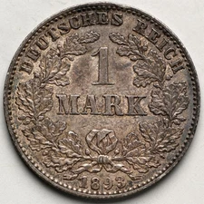 1893-J Germany 1 Mark