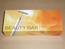 Beauty Bar 24K Golden Pulse Facial Massager Skin Care Made in Japan BM-1 NEW