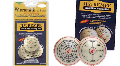 ARAMITH JIM REMPE TRAINING BALL 2 1/4'' BELGIUM MADE SHIPS FREE  BEWARE COPYCATS