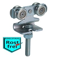 Rollenlaufwerk Typ 40, Edelstahl V4A, Tandemlaufwerk, Max. 400Kg, 113298