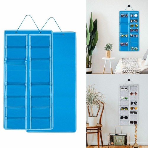Hanging Sunglasses Storage Bag Display Felt Wall Stand Glasses Holder Organizer - 第 9/14 張圖片