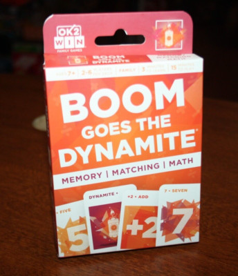 Boom Goes the Dynamite Card Game - Memory - Matching - Math - Ok2Win LLC. 2021