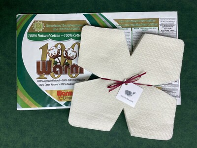 24 - 10'' Pre Cut Squares 100% Cotton Batting Soup Bowl Cozy Lining Warm Company