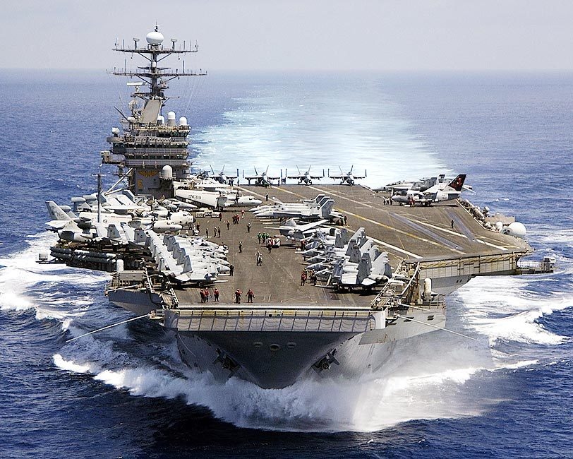 USS CARL VINSON AIRCRAFT CARRIER CVN 70 11x14 GLOSSY PHOTO PRINT