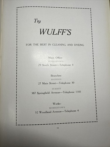 Vintage 1927 THE COBBONIAN Morristown High School New Jersey NJ Yearbook - Afbeelding 22 van 23