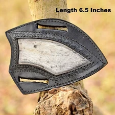 Pancake fix Blade Folding Black Leather knife sheath knife Sheath Multi-tool