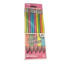 Vintage Empire Berol Pastel Writers Pencils No. 2 USA Made Original Package NEW
