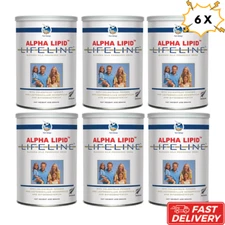 6 Cans Alpha Lipid Lifeline 450g Blended Milk Colostrum Powder