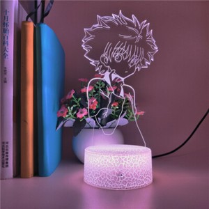 New Hunter X Hunter Killua Zoldyck 7 Color Led Usb 3d Lamp W Glowing Base Toy Ebay